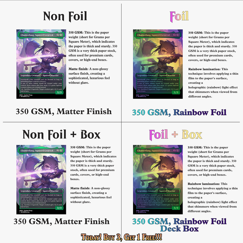 Squirrel Tribal Chatterfang Commander Deck | 123+ Cards | PrimeDecks