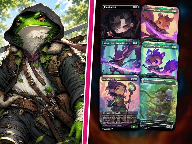 Squirrel Tribal Chatterfang Commander Deck | 123+ Cards | PrimeDecks