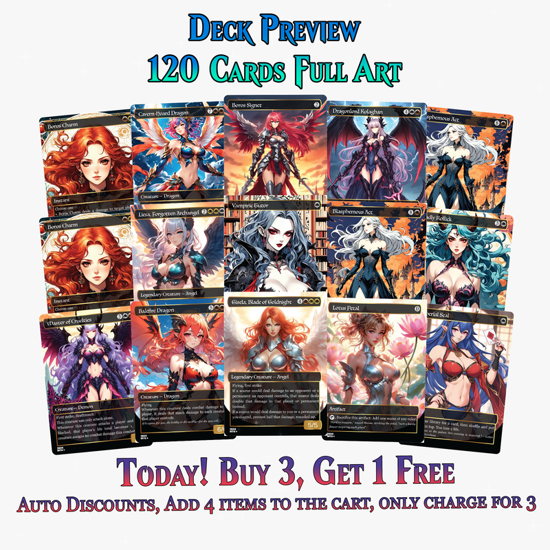 Kaalia of the Vast MTG Proxy Commander Deck | 120 Cards | ProxyTCG