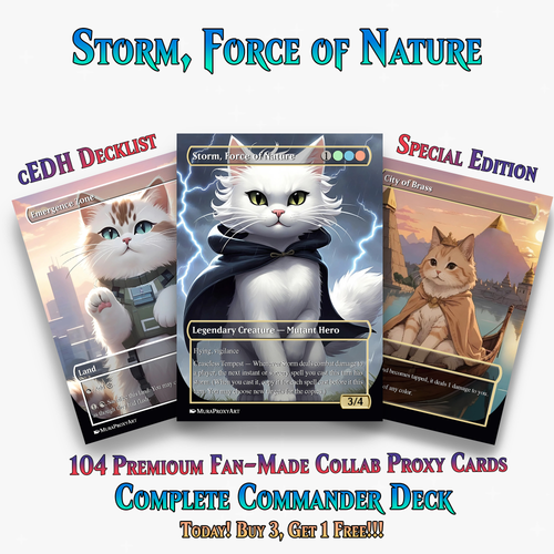Storm, Force of Nature Commander Deck | 104 Cards | ProxyTCG