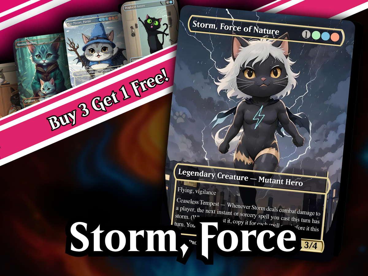 Storm, Force of Nature Commander Deck | 104+ Cards | PrimeDecks