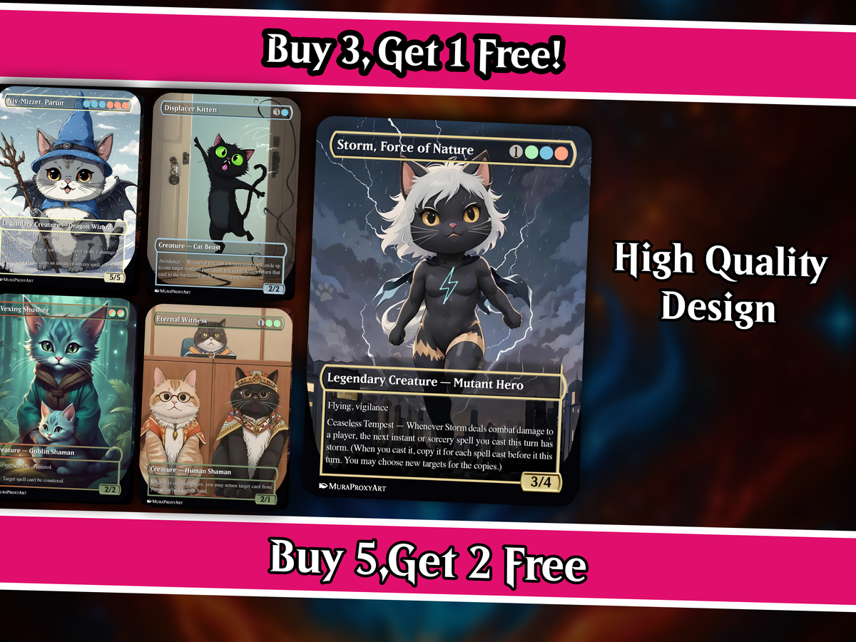 Storm, Force of Nature Commander Deck | 104+ Cards | PrimeDecks