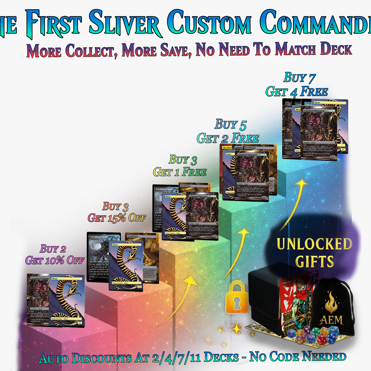 The First Sliver Custom Commander Deck | 115+ Cards | PrimeDecks