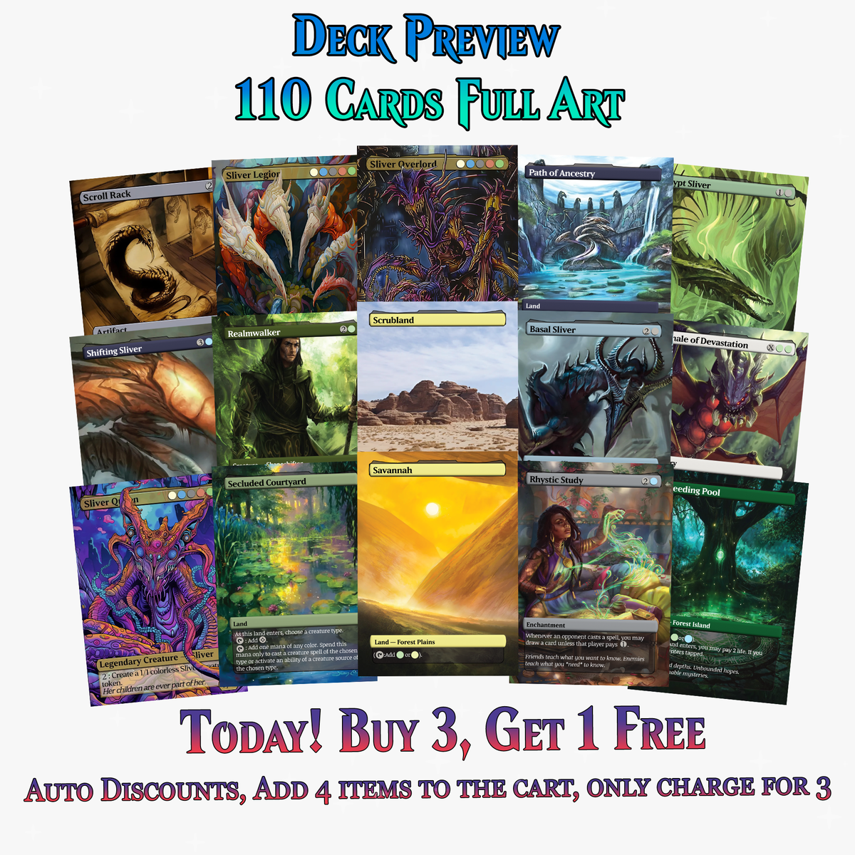 The First Sliver Custom Commander Deck | 115+ Cards | PrimeDecks