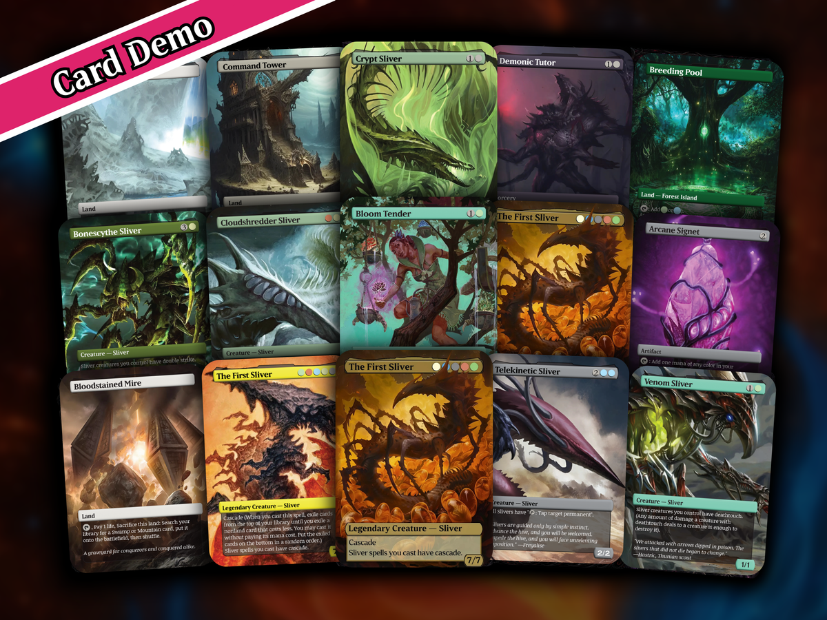 The First Sliver Custom Commander Deck | 115+ Cards | PrimeDecks