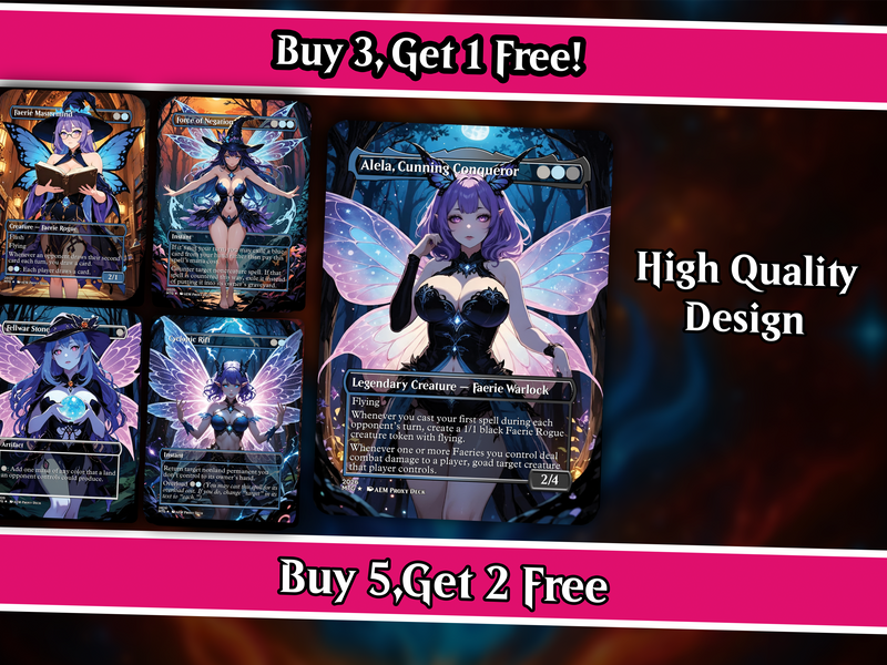 Alela Faeries Commander Deck | 93+ Cards | PrimeDecks