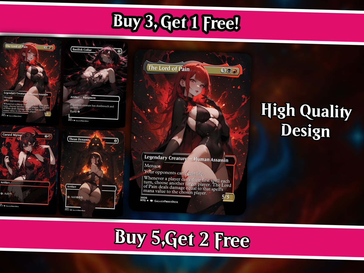 Burn Commander Deck – The Lord of Pain Commander | 112+ Cards | PrimeDecks