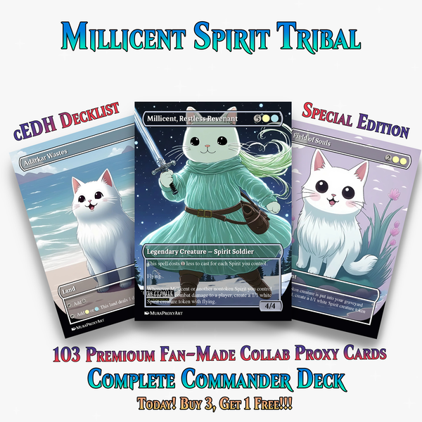Millicent Spirit Cat Tribal Commander Deck | 103+ Cards | PrimeDecks