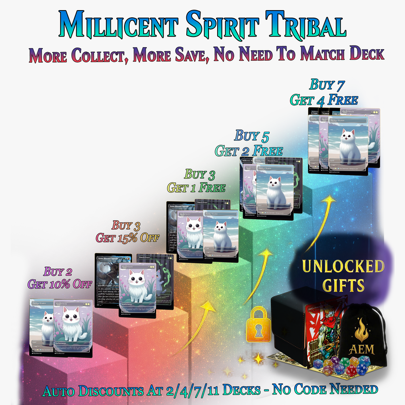 Millicent Spirit Cat Tribal Commander Deck | 103+ Cards | PrimeDecks