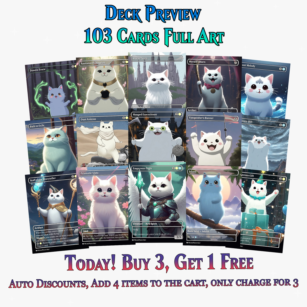 Millicent Spirit Cat Tribal Commander Deck | 103+ Cards | PrimeDecks