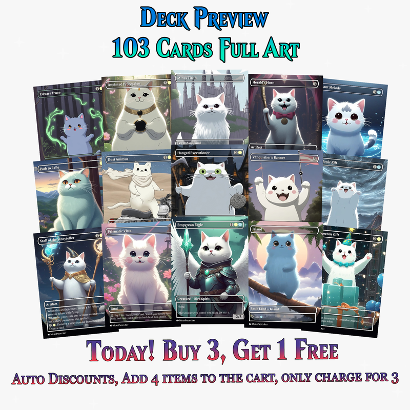 Millicent Spirit Cat Tribal Commander Deck | 103+ Cards | PrimeDecks