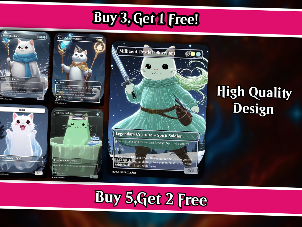 Millicent Spirit Cat Tribal Commander Deck | 103+ Cards | PrimeDecks