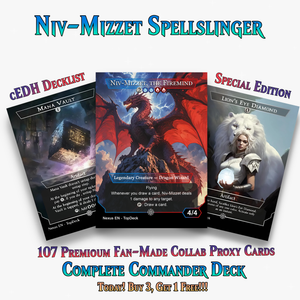 Niv-Mizzet Spellslinger Anime Commander Deck | 107 Cards | ProxyTCG