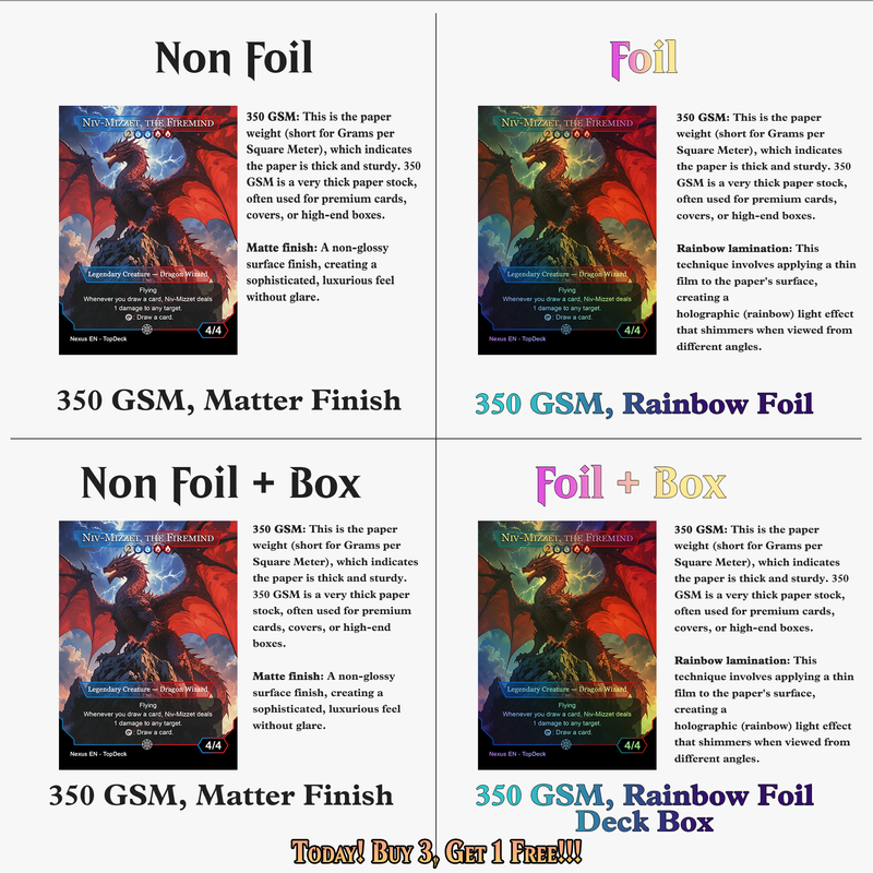 Niv-Mizzet Spellslinger Anime Commander Deck | 107 Cards | ProxyTCG