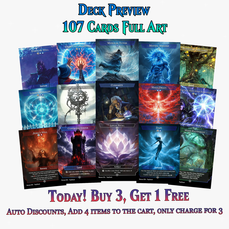 Niv-Mizzet Spellslinger Anime Commander Deck | 107 Cards | ProxyTCG