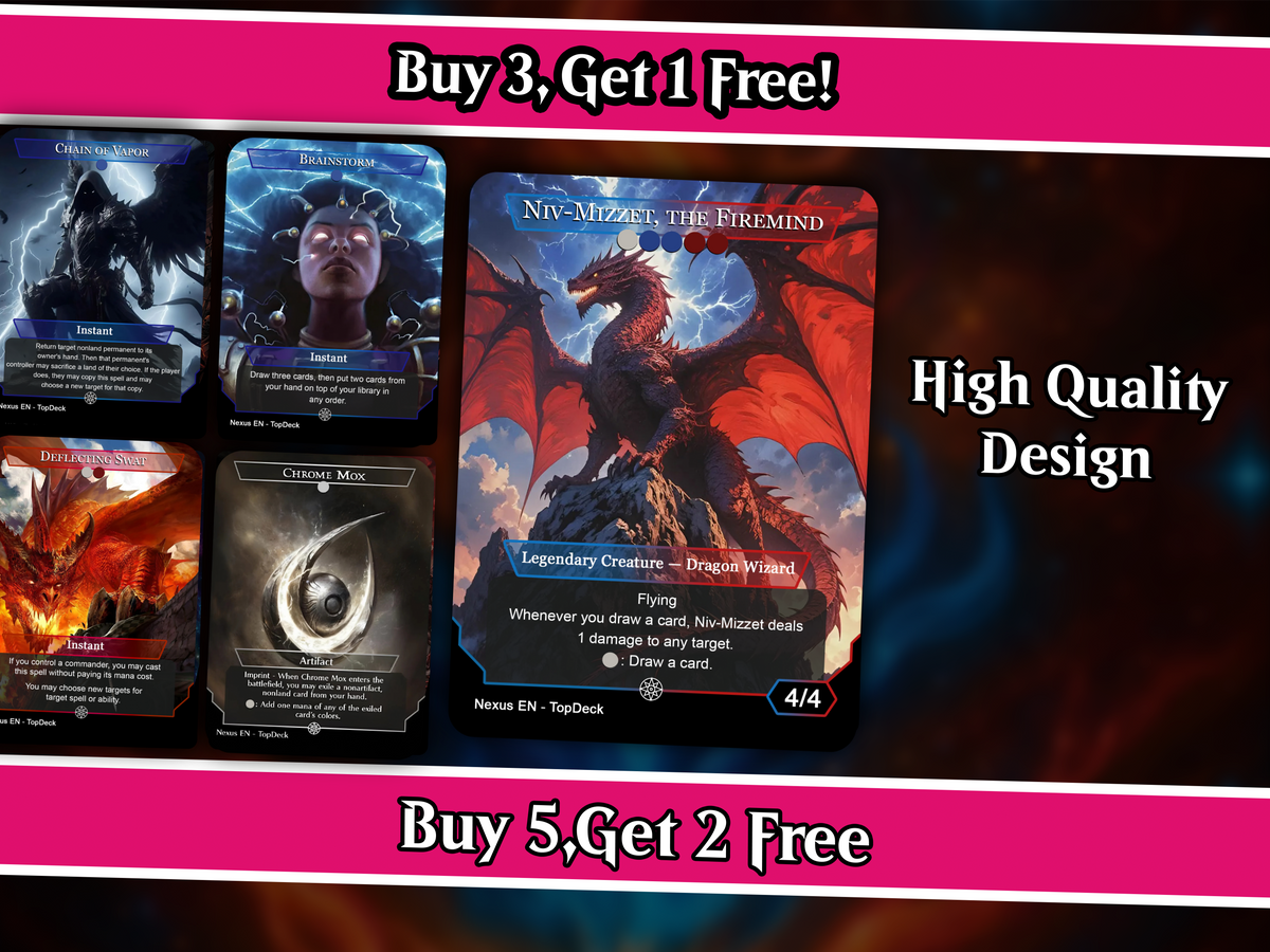 Niv-Mizzet Spellslinger Commander Deck | 107+ Cards | PrimeDecks