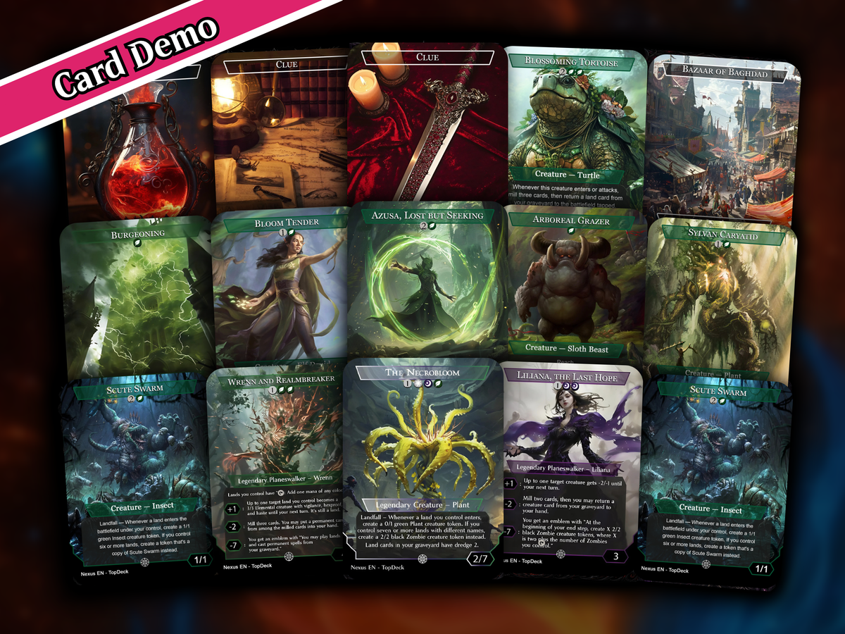 The Necrobloom Landfall Commander Deck | 124+ Cards | PrimeDecks