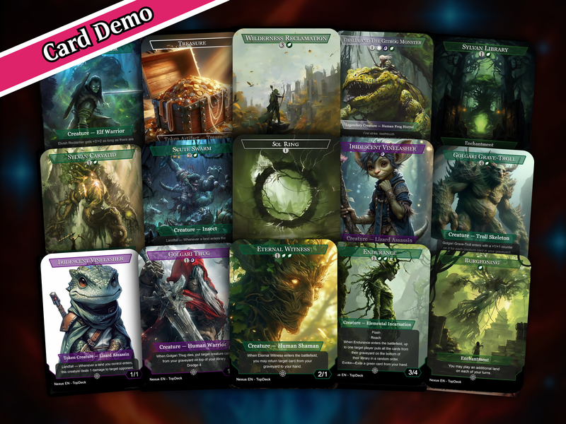 The Necrobloom Landfall Commander Deck | 124+ Cards | PrimeDecks