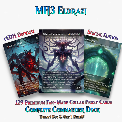 MH3 Eldrazi MTG Proxy Commander Deck | 129 Cards | ProxyTCG