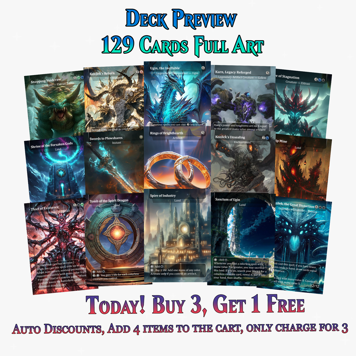 MH3 Eldrazi Commander Deck | 129+ Cards | PrimeDecks