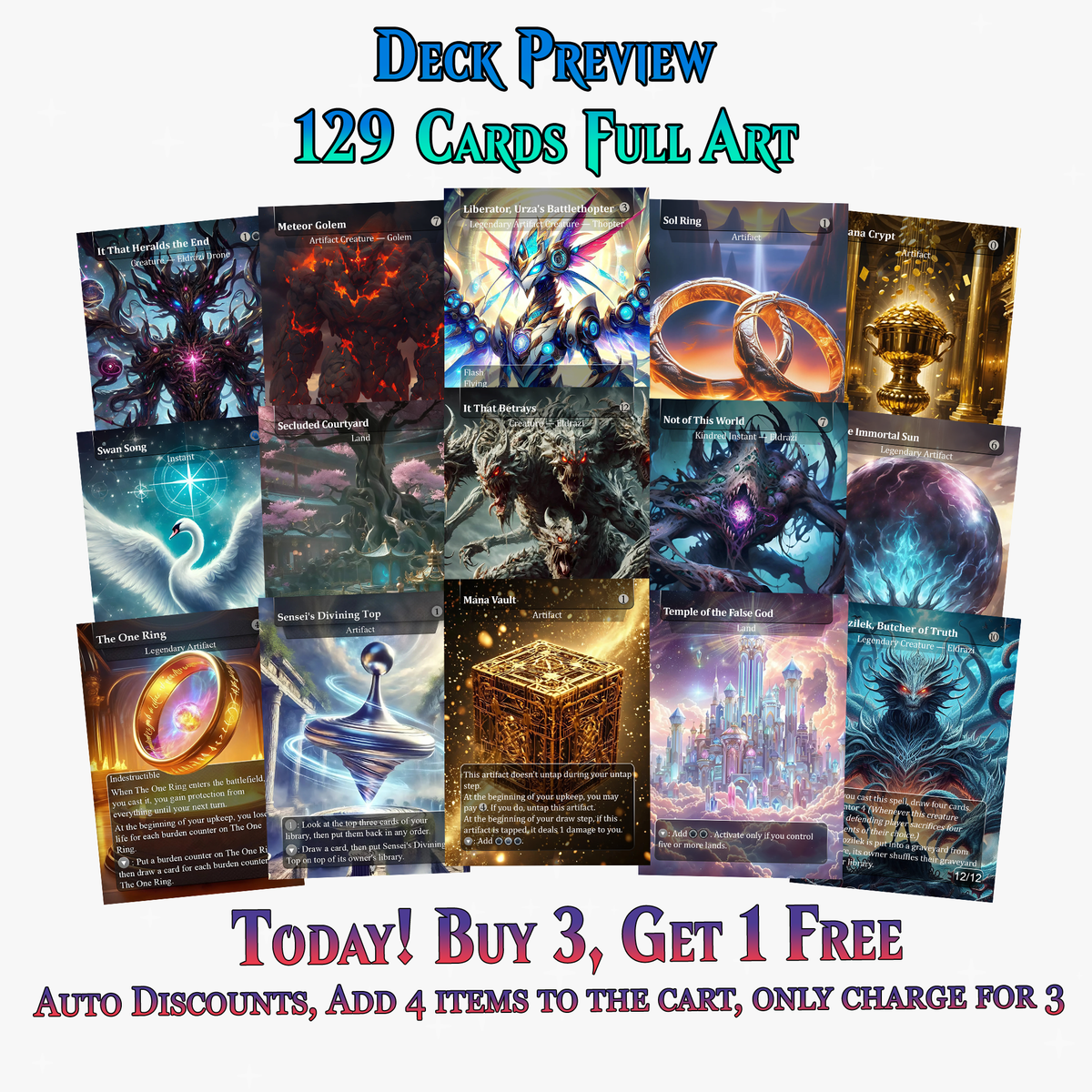 MH3 Eldrazi Commander Deck | 129+ Cards | PrimeDecks
