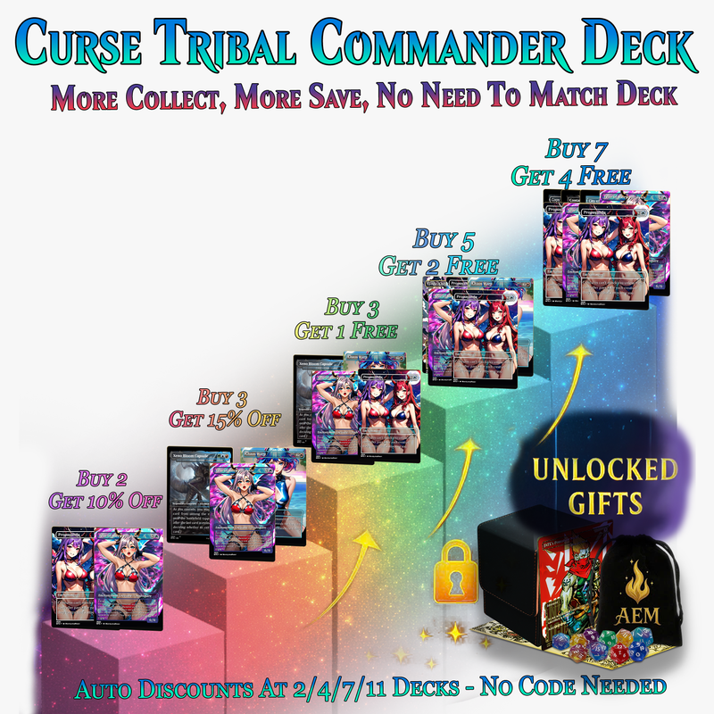 CURSE TRIBAL COMMANDER DECK | 118+ CARDS | PrimeDecks