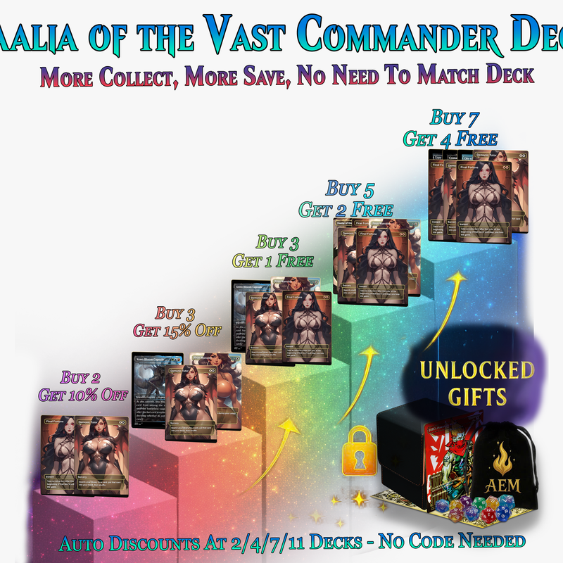 KAALIA OF THE VAST COMMANDER DECK – 108+ CARDS - PrimeDecks