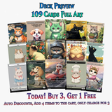 RIN AND SERI CAT DOG TRIBAL COMMANDER DECK – 109+ CARDS - PrimeDecks