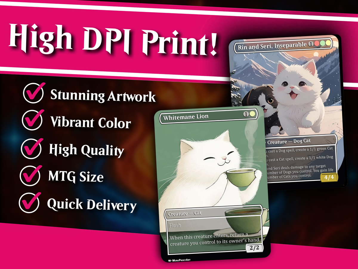 RIN AND SERI CAT DOG TRIBAL COMMANDER DECK – 109+ CARDS | PrimeDecks