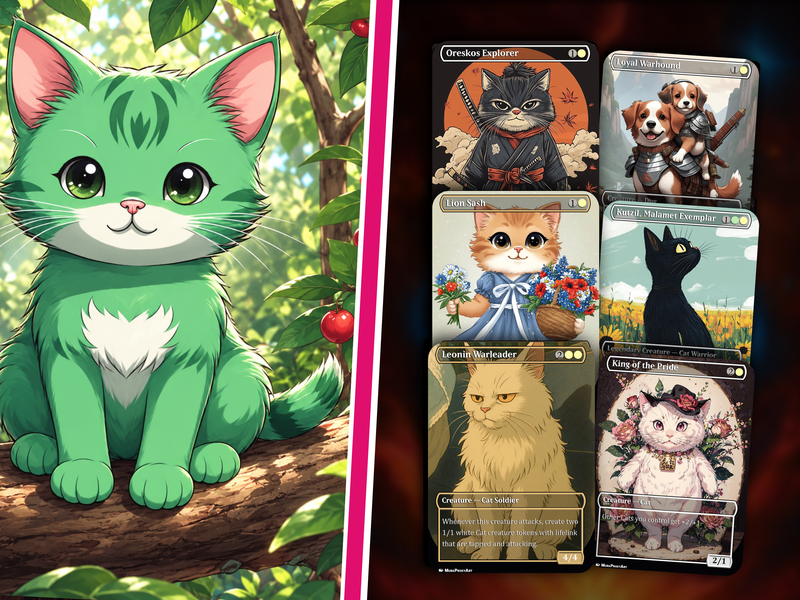 RIN AND SERI CAT DOG TRIBAL COMMANDER DECK – 109+ CARDS | PrimeDecks