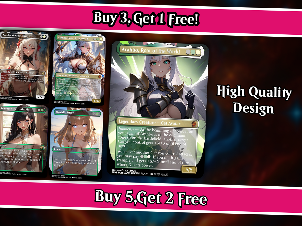 ARAHBO, ROAR OF THE WORLD COMMANDER DECK – 111+ CARDS | PrimeDecks
