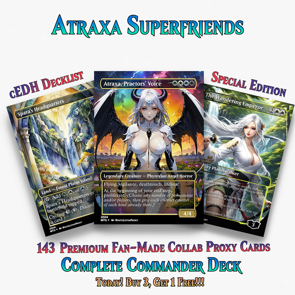 ATRAXA SUPERFRIENDS COMMANDER DECK - 143+ CARDS - PrimeDecks
