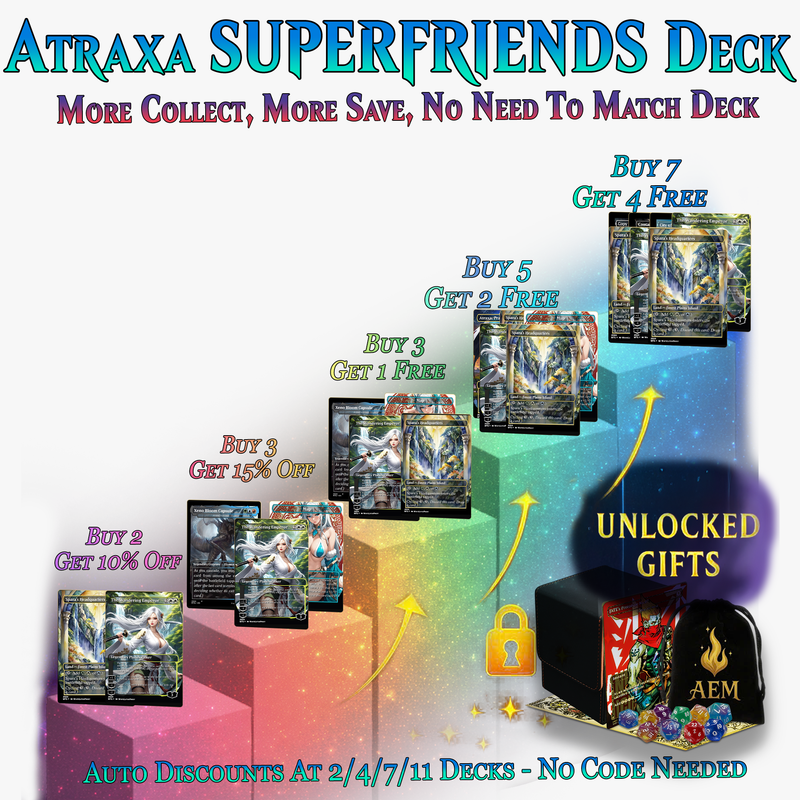 ATRAXA SUPERFRIENDS COMMANDER DECK - 143+ CARDS - PrimeDecks