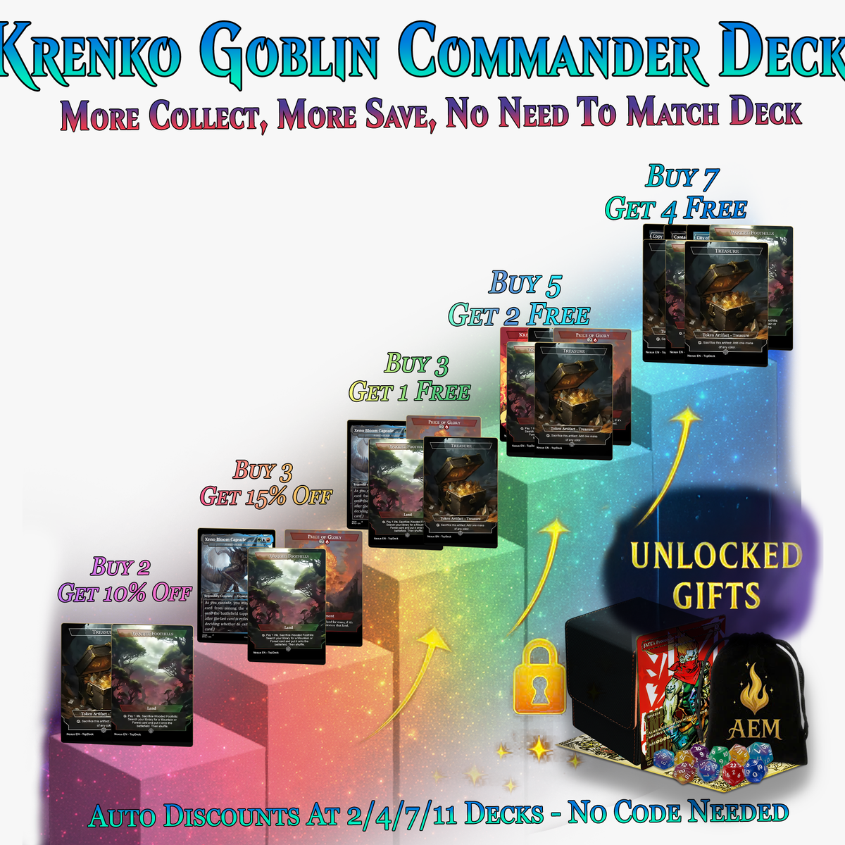 KRENKO GOBLIN TRIBAL COMMANDER DECK – 112+ CARDS - PrimeDecks
