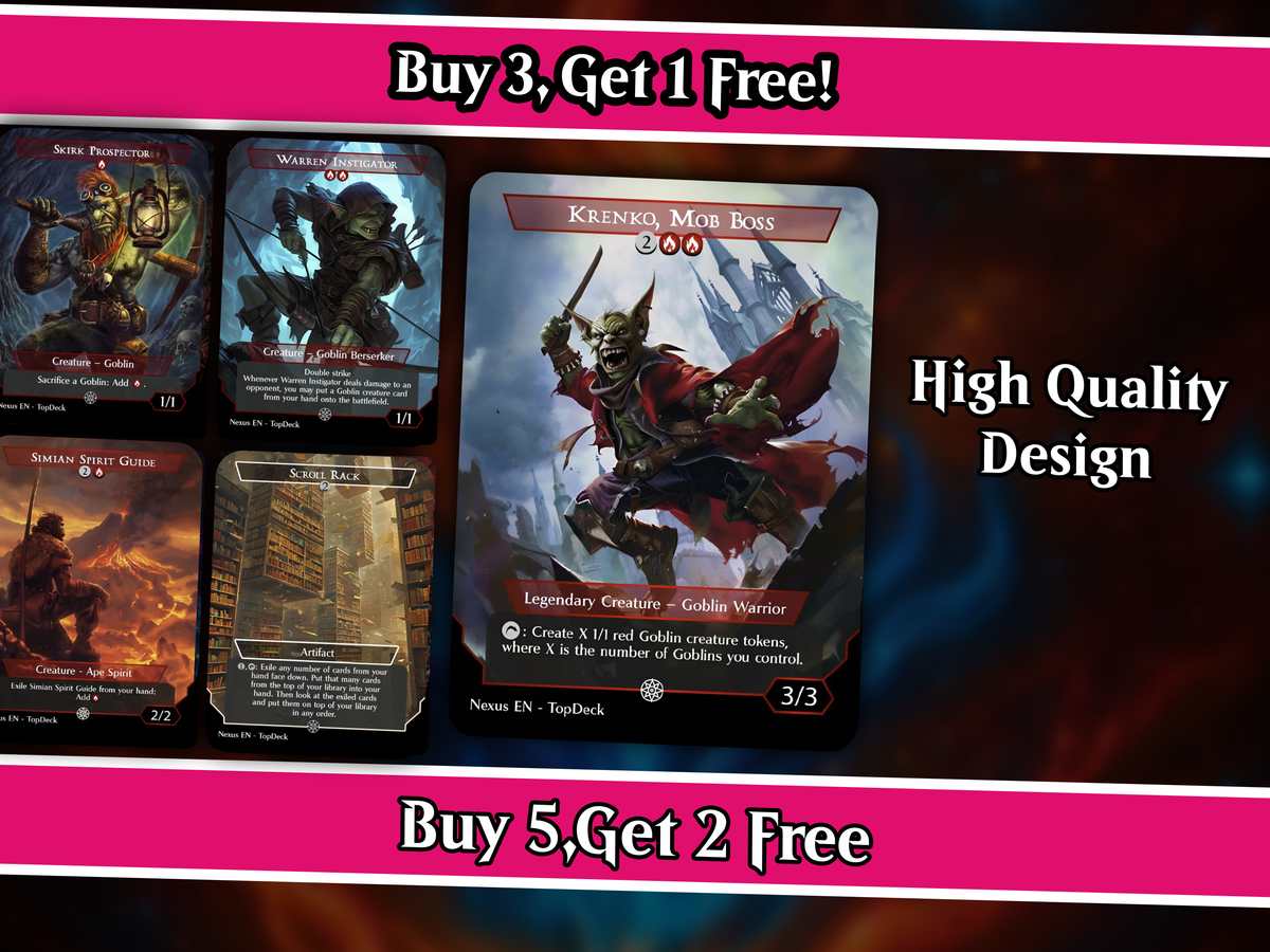 KRENKO GOBLIN TRIBAL COMMANDER DECK – 112+ CARDS | PrimeDecks