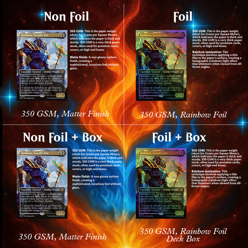 Hashaton King, Scarab’s Fist Commander Deck | 117 Cards | ProxyTCG