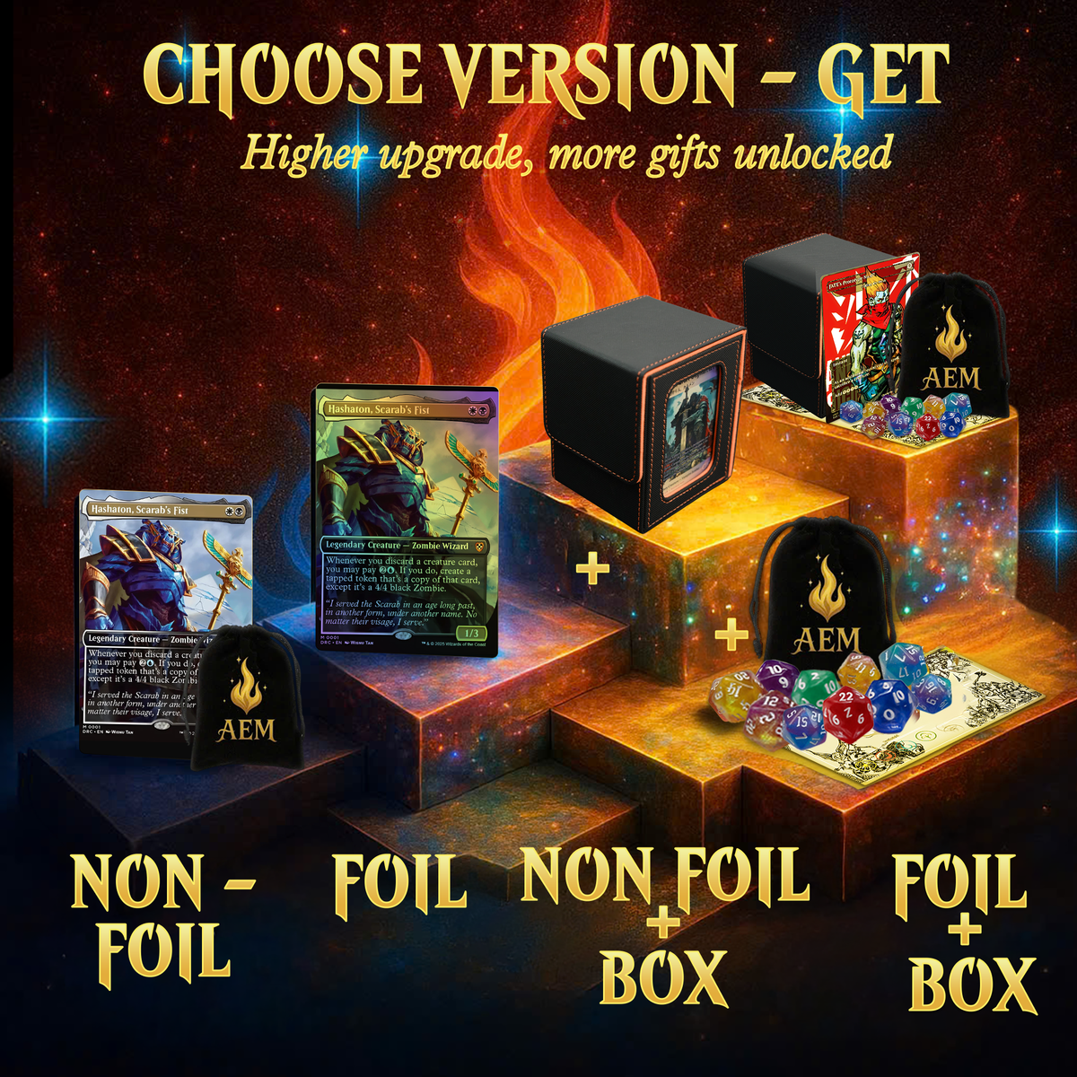 Hashaton King, Scarab’s Fist Commander Deck | 117 Cards | ProxyTCG