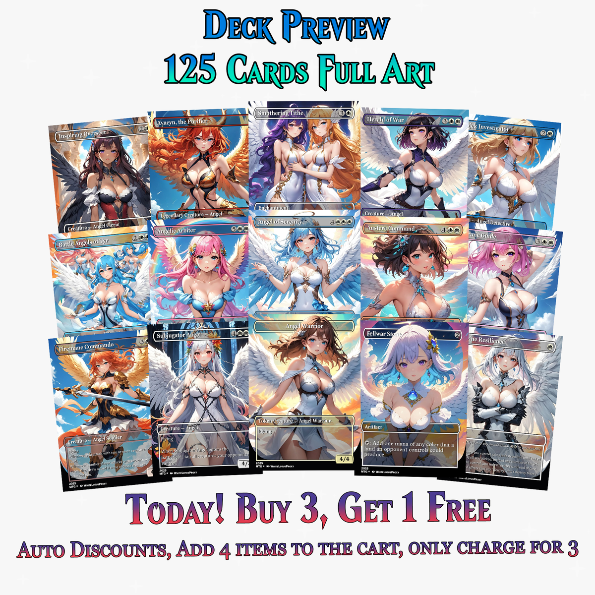 Aurelia Angels Extra Commander Deck | 125+ Cards | PrimeDecks