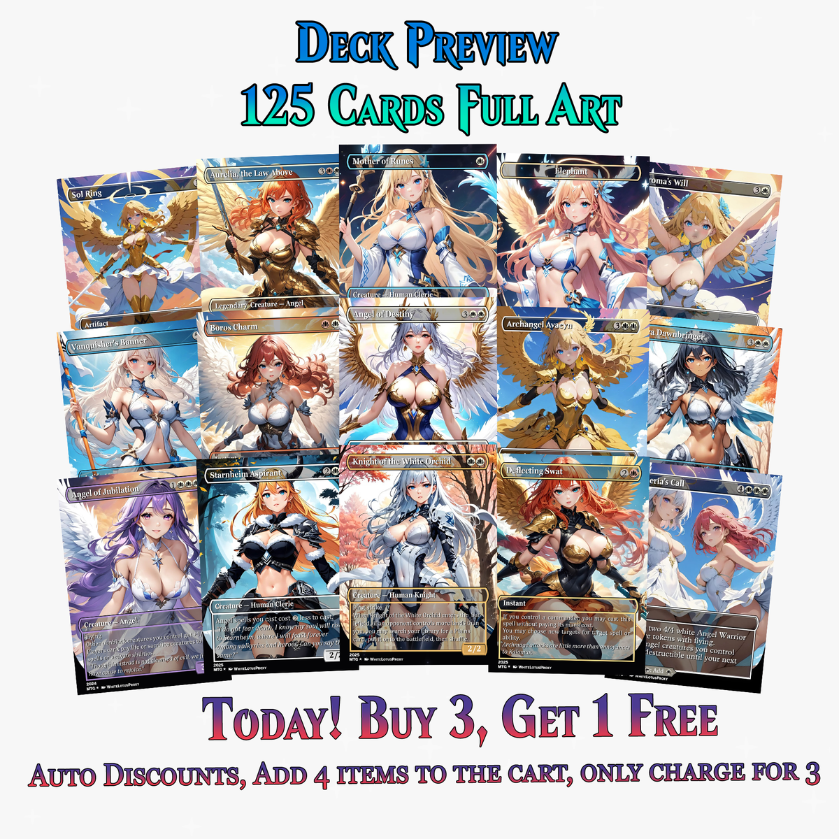 Aurelia Angels Extra Commander Deck | 125+ Cards | PrimeDecks