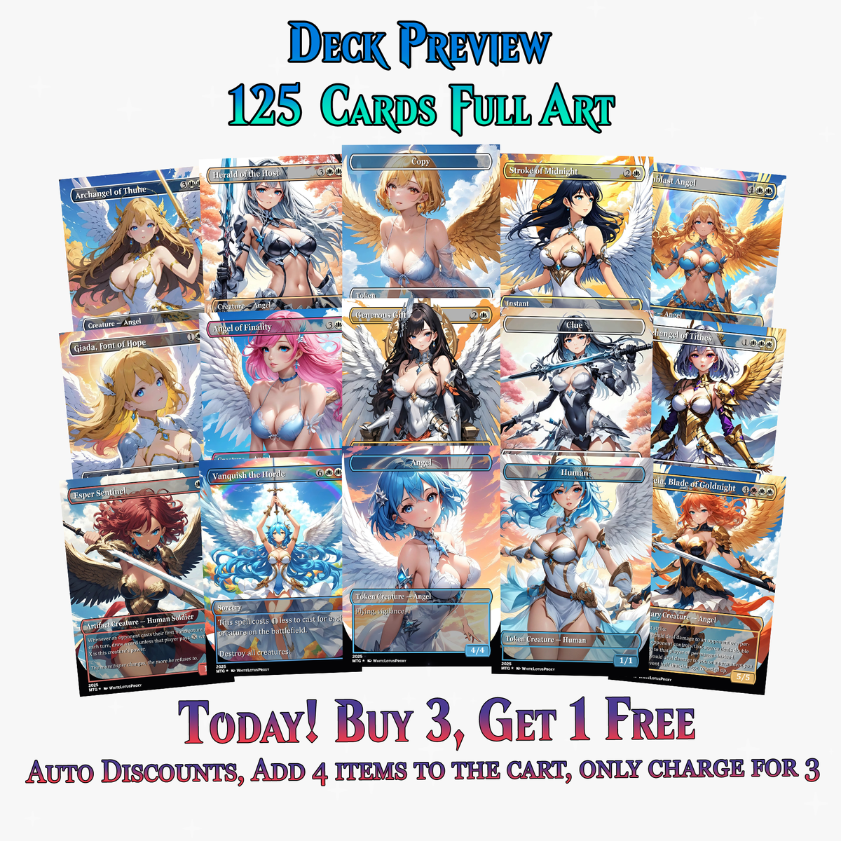 Aurelia Angels Extra Commander Deck | 125+ Cards | PrimeDecks