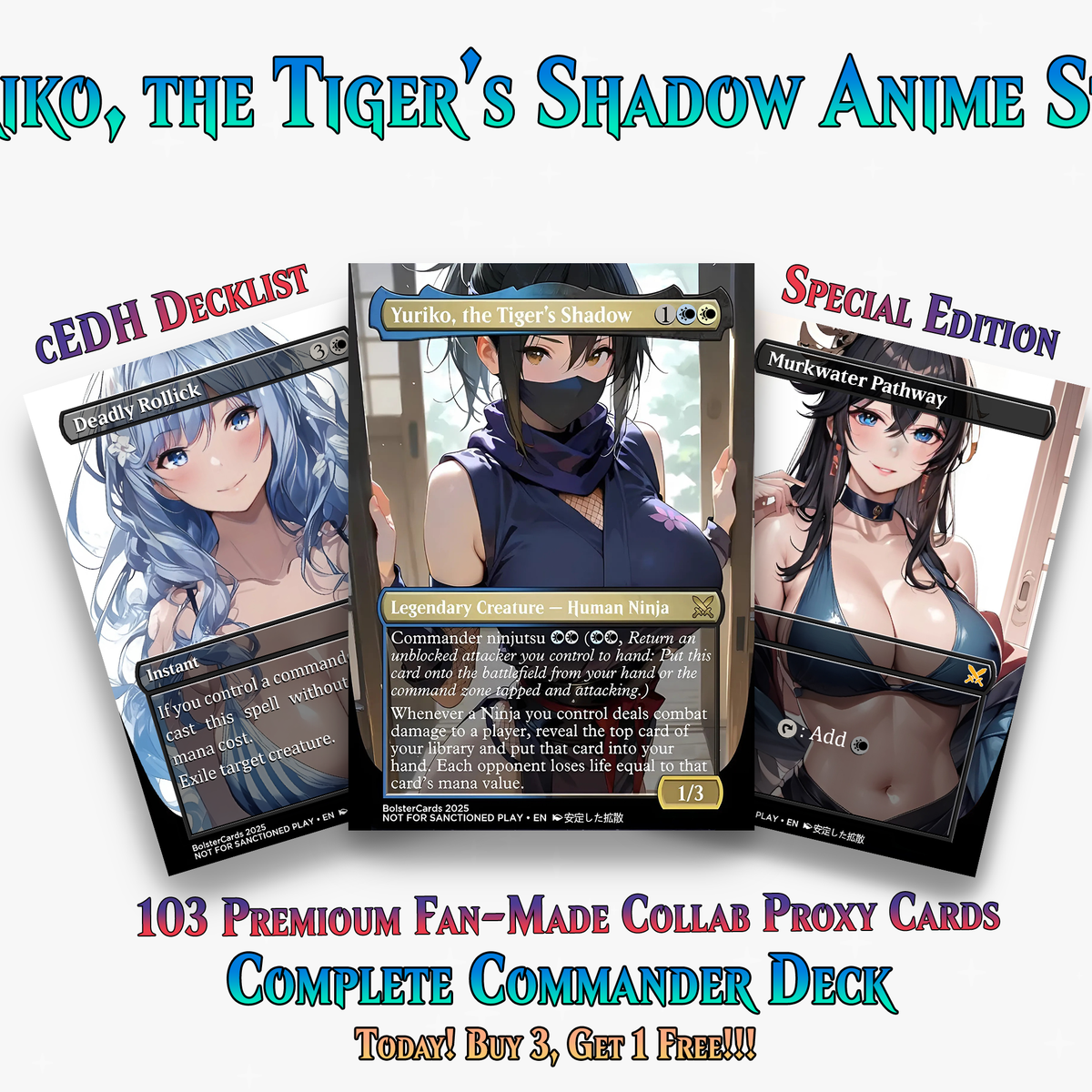 Yuriko, the Tiger’s Shadow Anime Commander Deck | 103 Cards | ProxyTCG