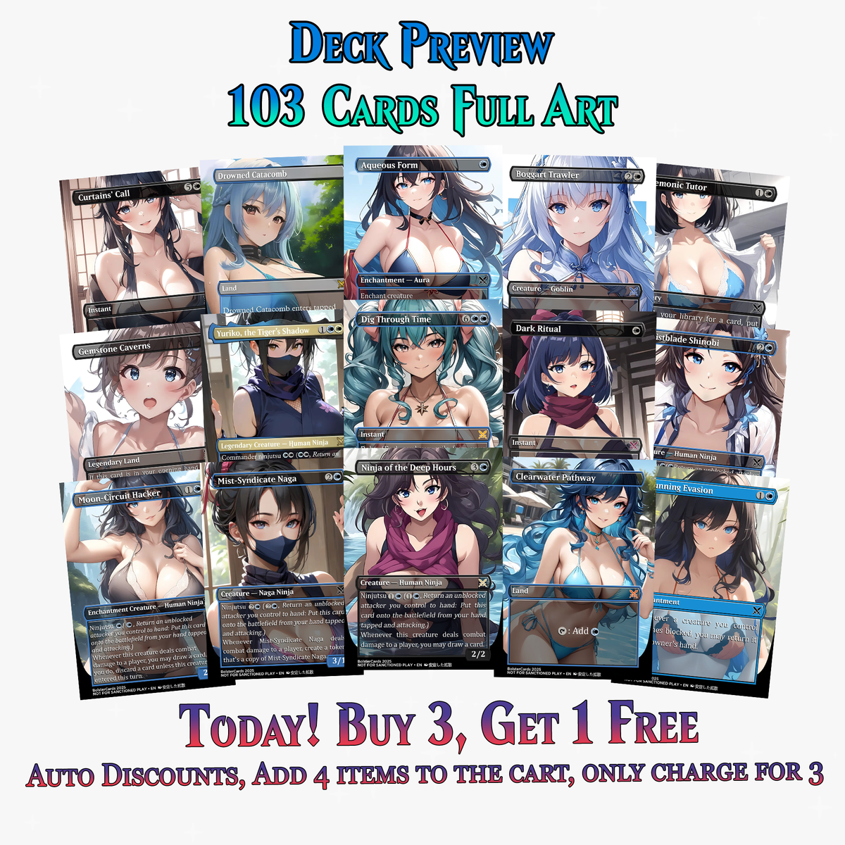 Yuriko, the Tiger’s Shadow Anime Commander Deck | 103 Cards | ProxyTCG