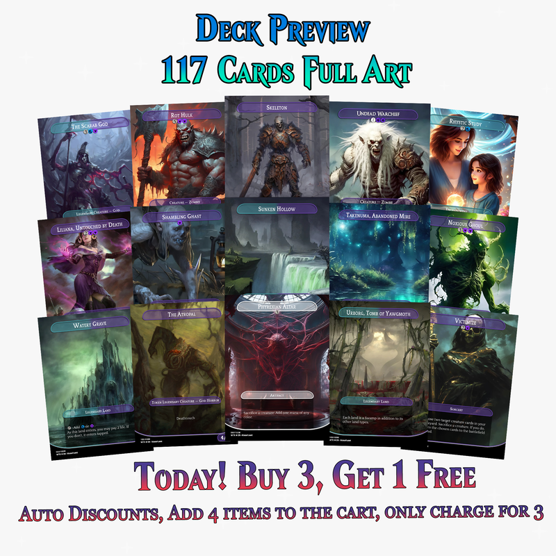 Wilhelt Zombie Tribal Commander Deck | 117+ Cards | PrimeDecks