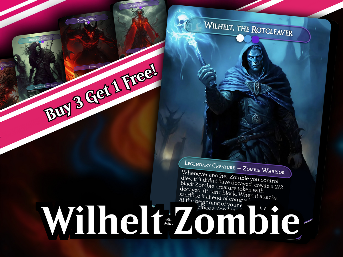 Wilhelt Zombie Tribal Commander Deck | 117+ Cards | PrimeDecks