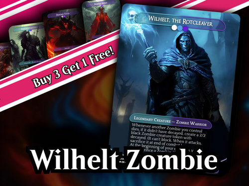 Wilhelt Zombie Tribal Commander Deck | 117+ Cards | PrimeDecks