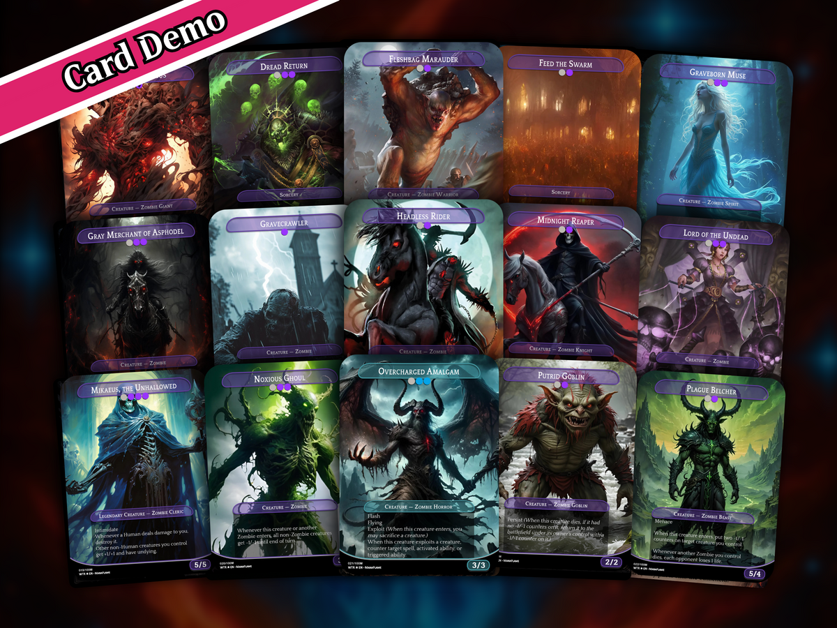 Wilhelt Zombie Tribal Commander Deck | 117+ Cards | PrimeDecks