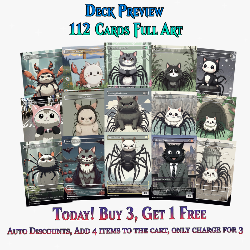 Ulalek Catdrazi Meme Anime MTG Proxy Commander Deck | 112 Cards | ProxyTCG