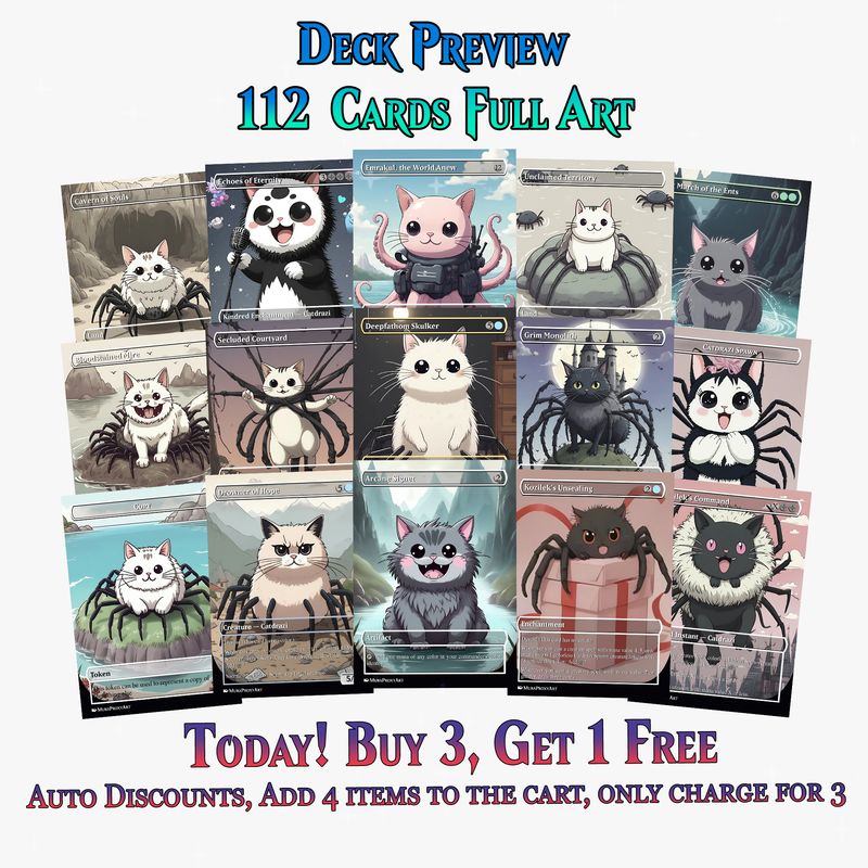 Ulalek Catdrazi Meme Anime MTG Proxy Commander Deck | 112 Cards | ProxyTCG