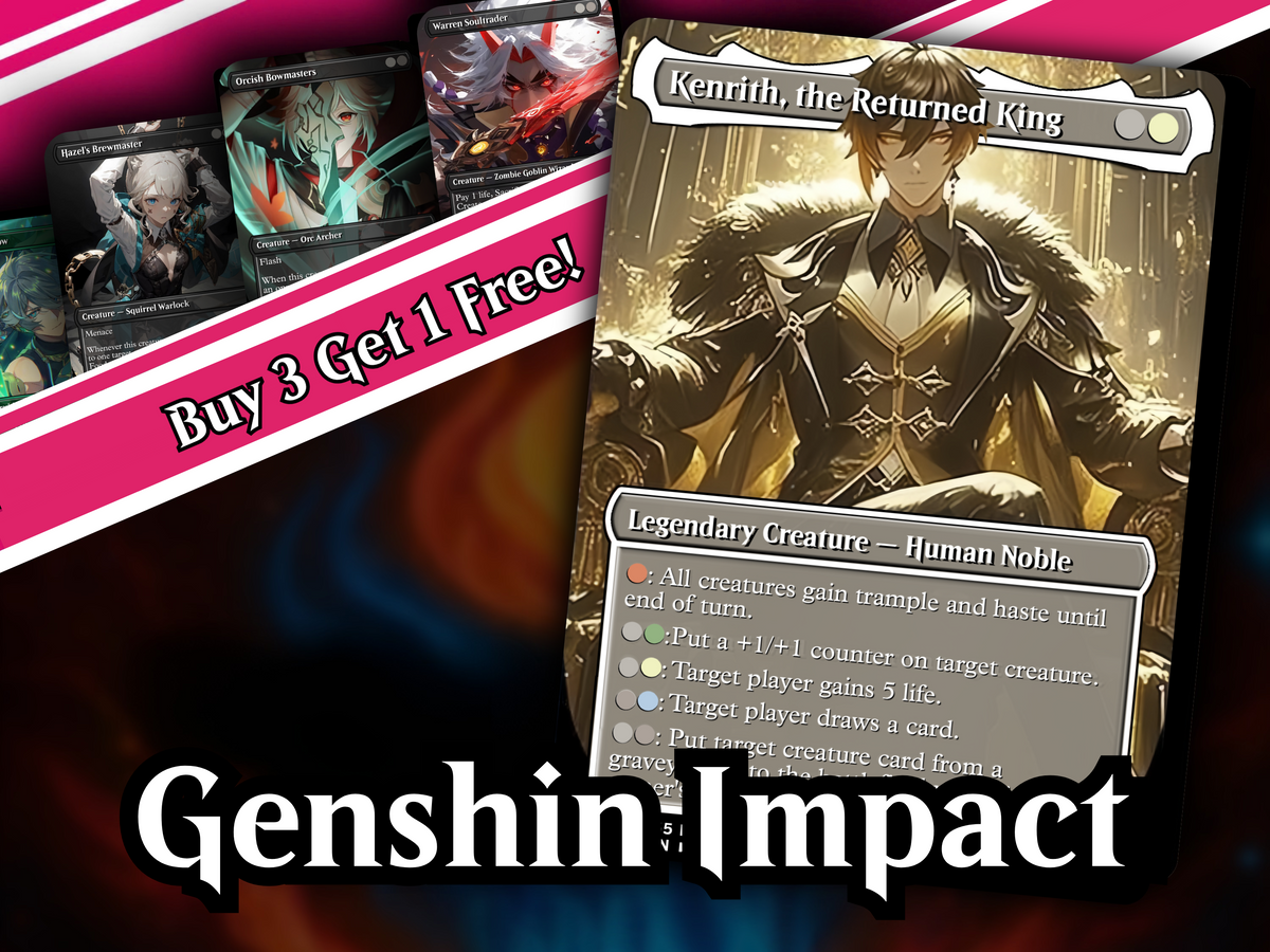 Genshin Impact Anime Commander Deck | 114+ Cards | PrimeDecks