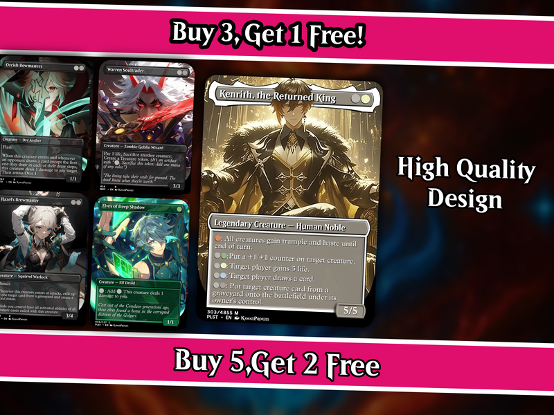 Genshin Impact Anime Commander Deck | 114+ Cards | PrimeDecks